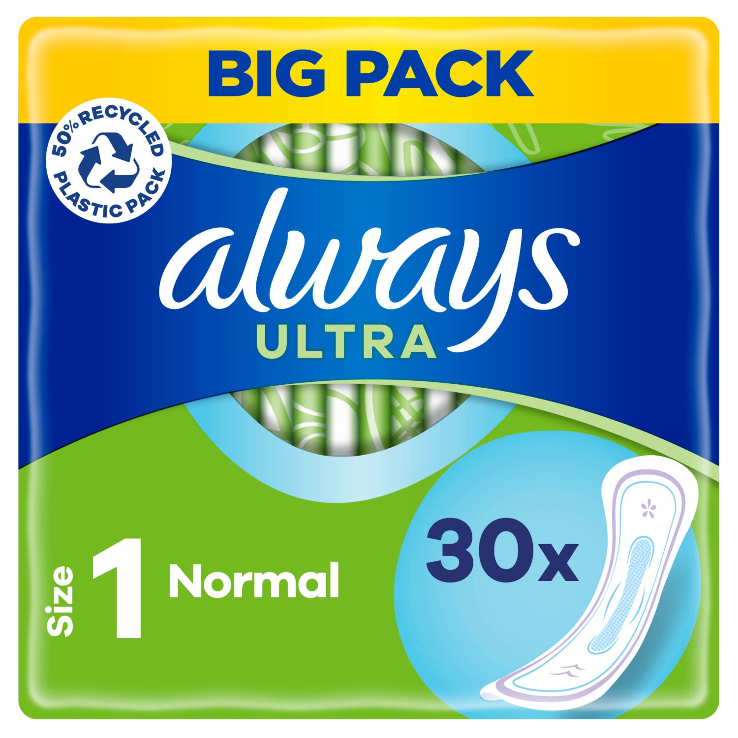 Always Ultra Light/Moderate Flow Sanitary Towels 26 Pack - British product