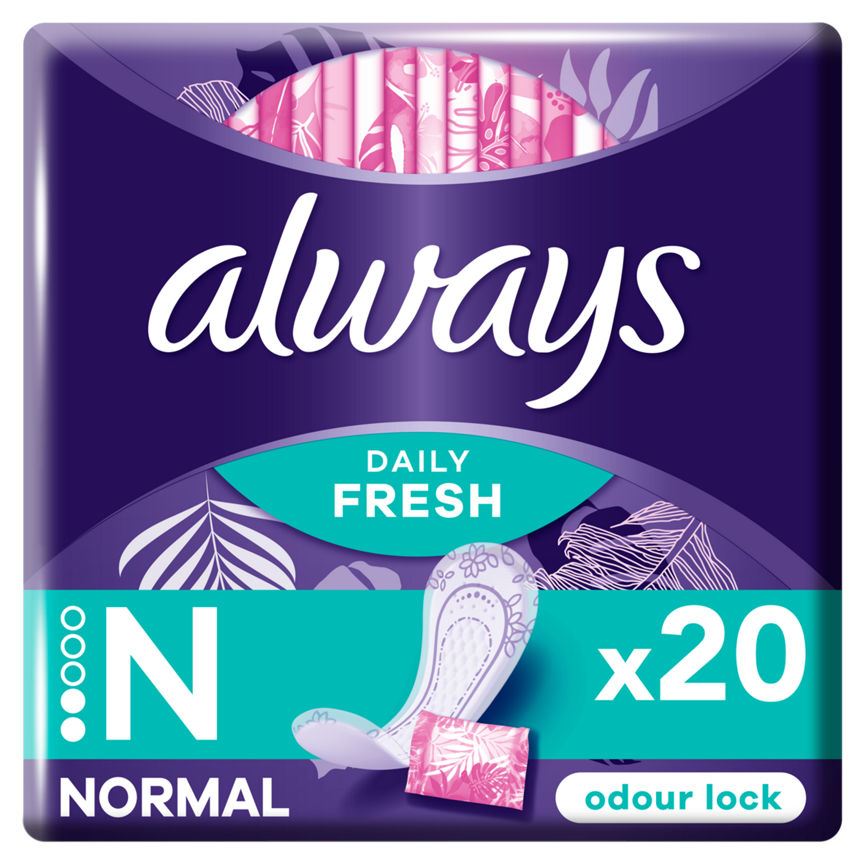 Always Dailies Singles Normal Panty Liners GOODS ASDA   