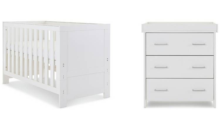 Obaby Nika 2 Piece Nursery Set - White GOODS Argos