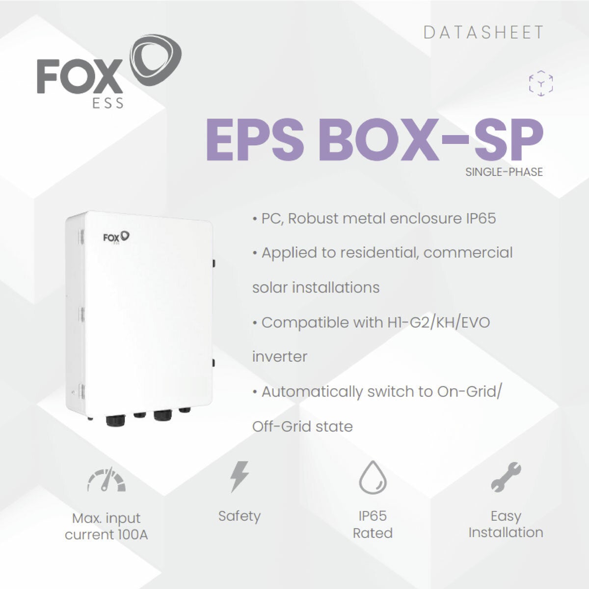 Fresh Solar Fox Gateway solar accessory, imported from the UK