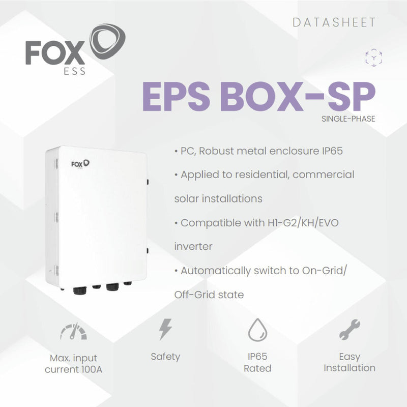 Fresh Solar Fox Gateway solar accessory, imported from the UK