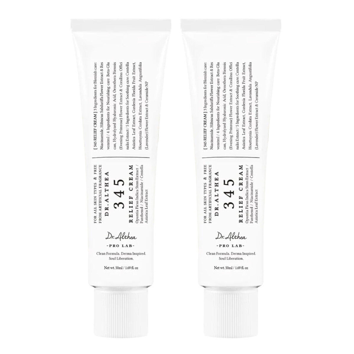 Dr Althea 345 Relief Cream 2x50ml (British brand)