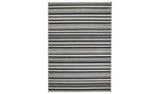 Homemaker grey striped cut pile rug 120x160cm (British brand)