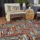 Homemaker Tropico zig-zag flatweave rug 160x230cm, British brand