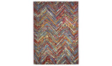Homemaker Tropico zig-zag flatweave rug 160x230cm, British brand
