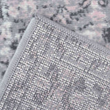 Homemaker grey blush short pile rug 120x170cm, imported from the UK
