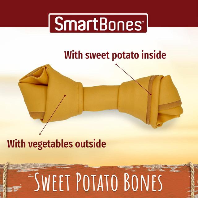 SmartBones 2 Medium Sweet Potato Rawhide Free Bone Dog Treats   158g GOODS M&S   