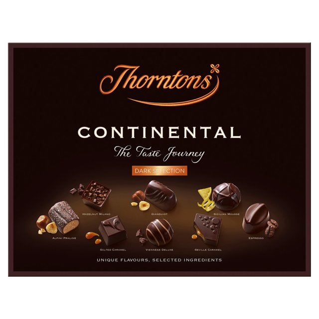 Thorntons Continental Dark Selection Box of Chocolates   264g