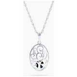 Revere 0.3ct diamond caged heart pendant family tree, imported from the UK