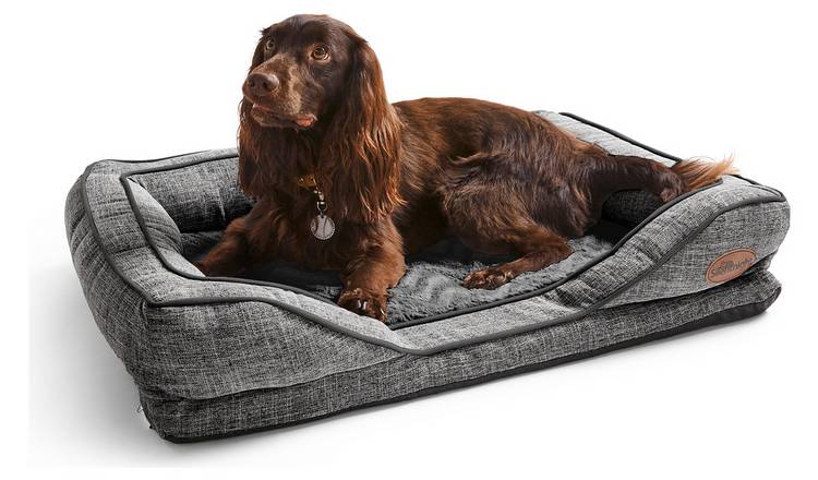 Silentnight orthopedic pet bed grey medium, imported from the UK