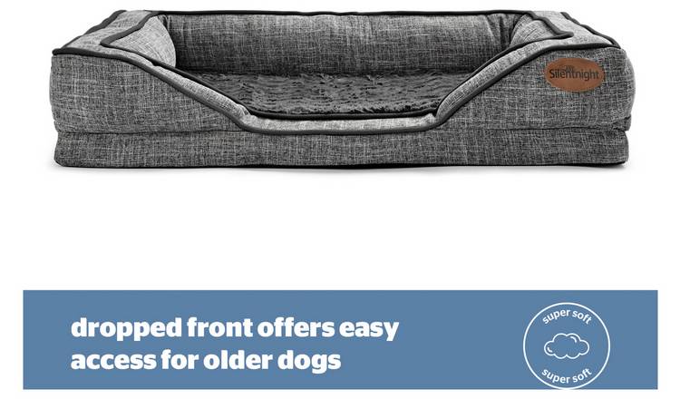 Silentnight orthopedic pet bed grey medium, imported from the UK