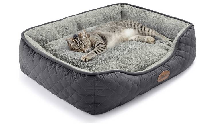 Silentnight Airmax dark grey dog bed small - British product