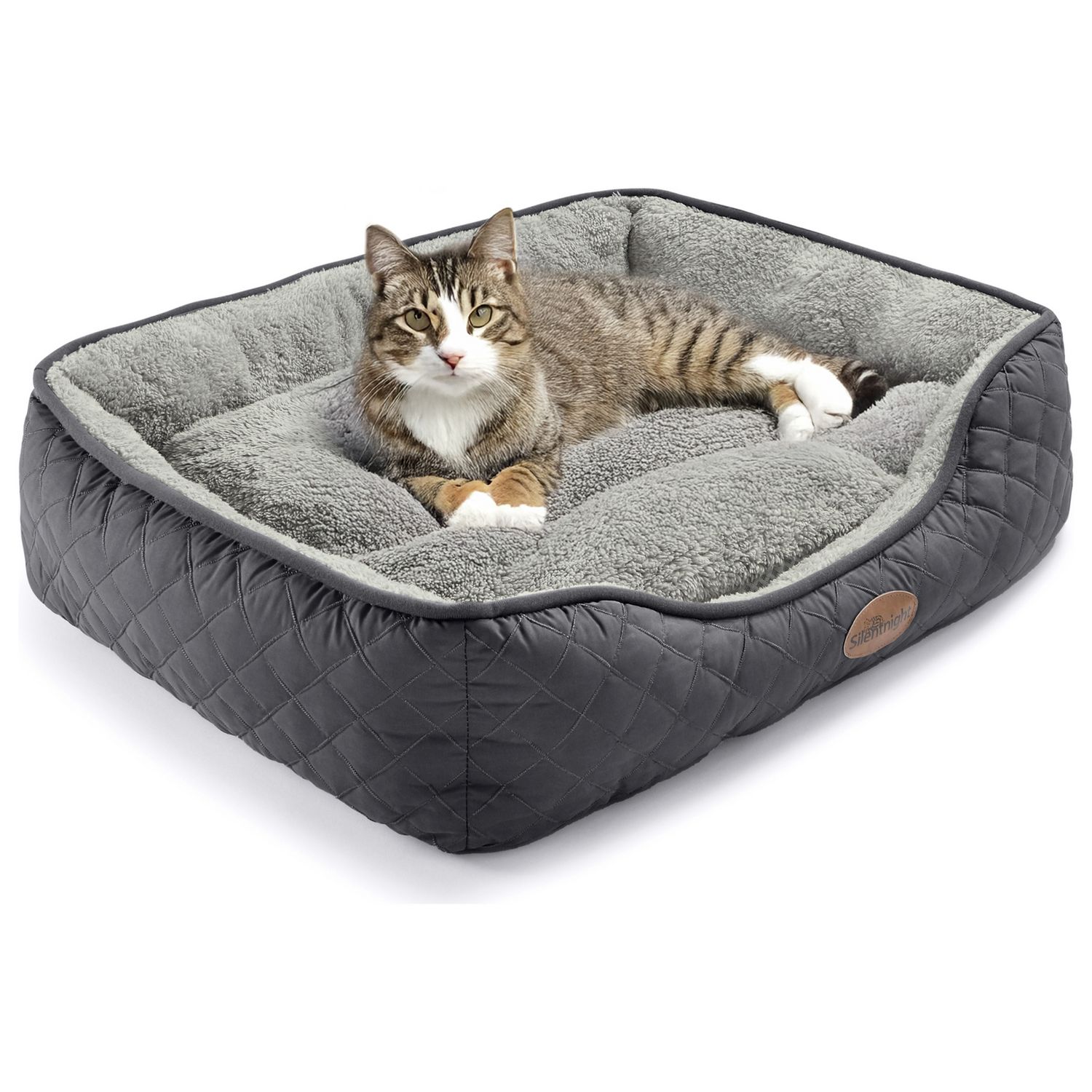 Silentnight Airmax Dark Grey Dog Bed - Medium