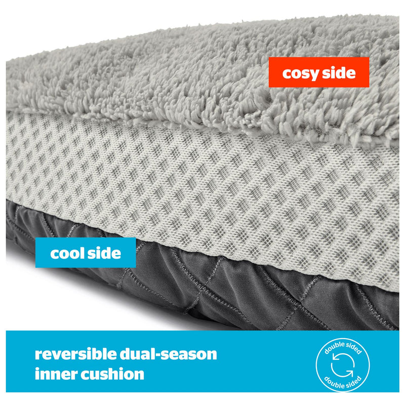Silentnight Airmax Dark Grey Dog Bed - Medium