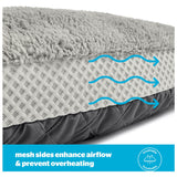 Silentnight Airmax Dark Grey Dog Bed - Large