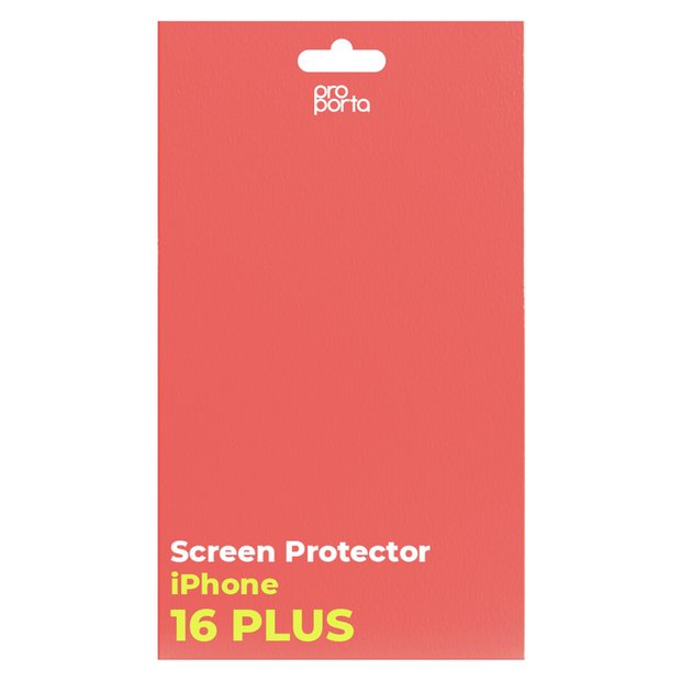 Proporta screen protector for iPhone 16 Plus, imported from the UK