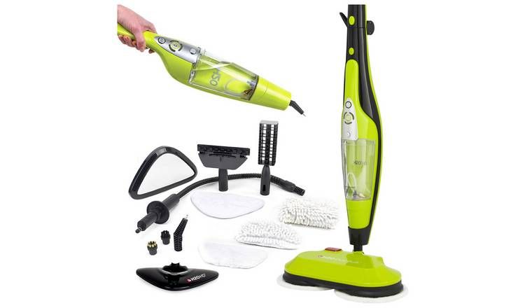 H2O HD 8-in-1 Steam Cleaner, Scrubber, Buffer & Polisher GOODS Argos