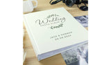 Personalised botanical wedding album 30x25cm - British product