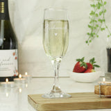 Personalised bridesmaid flute glass 180ml (British brand)