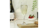 Personalised bridesmaid flute glass 180ml (British brand)
