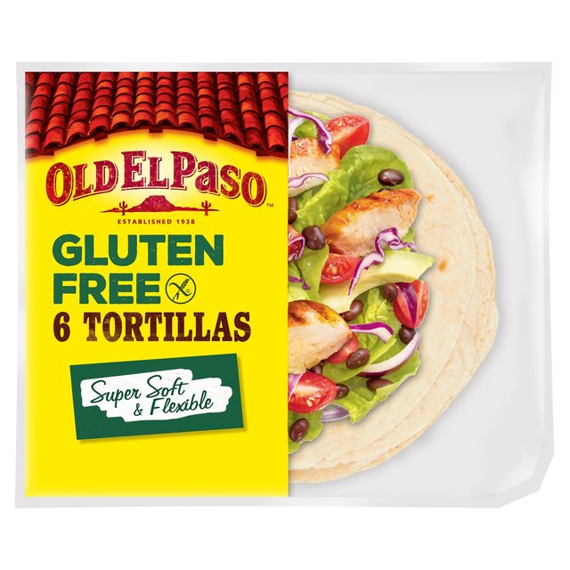 Old El Paso Gluten Free Tortilla Fajita Wraps   6 per pack GOODS M&S   