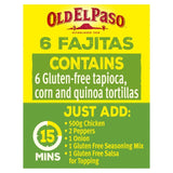 Old El Paso Gluten Free Tortilla Fajita Wraps   6 per pack GOODS M&S   