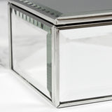 Personalised jewellery box with mirrored finish - British product