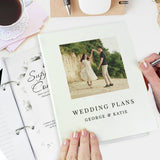 Personalised wedding planner with photo cover (British brand)