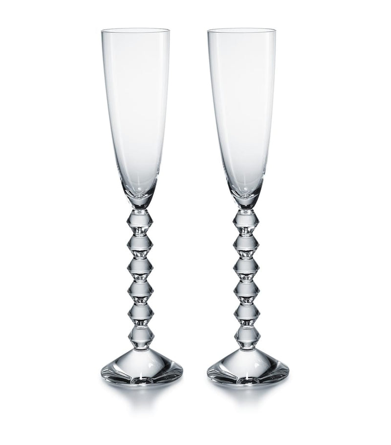 Baccarat Flutissimo champagne flutes set of 2 - British product
