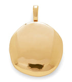 Monica Vinader gold vermeil round locket pendant - British product