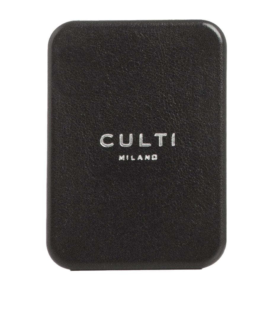 Culti Milano Tessuto car diffuser with cassis leaf, cotton flowers, and musk - British product