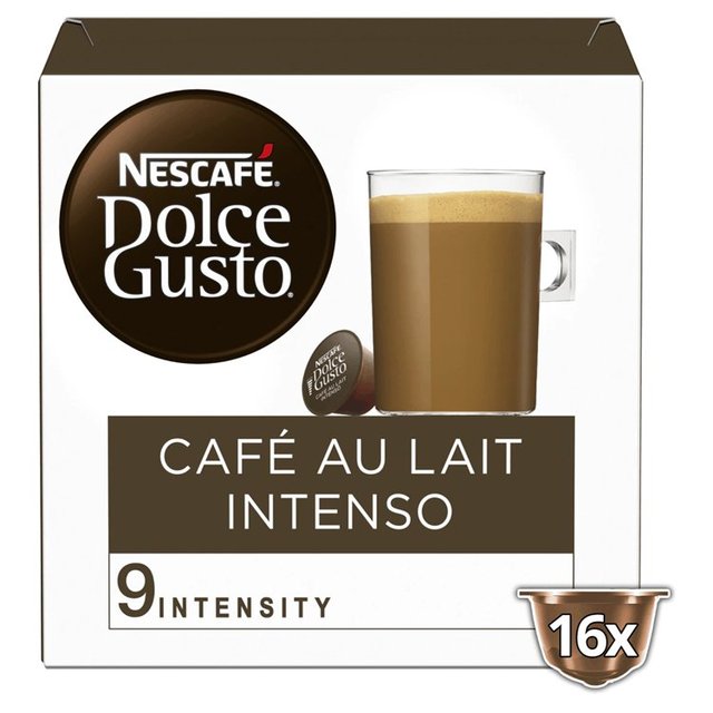 Nescafe Dolce Gusto Cafe Au Lait Intenso Pods   16 per pack GOODS M&S   