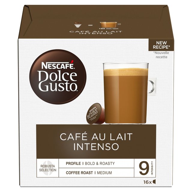 Nescafe Dolce Gusto Cafe Au Lait Intenso Pods   16 per pack GOODS M&S   