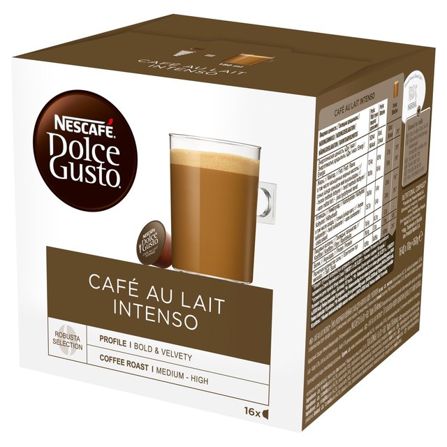 Nescafe Dolce Gusto Cafe Au Lait Intenso Pods   16 per pack GOODS M&S   