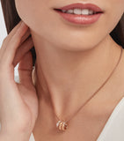 Bvlgari Serpenti Viper rose gold diamond necklace - British product