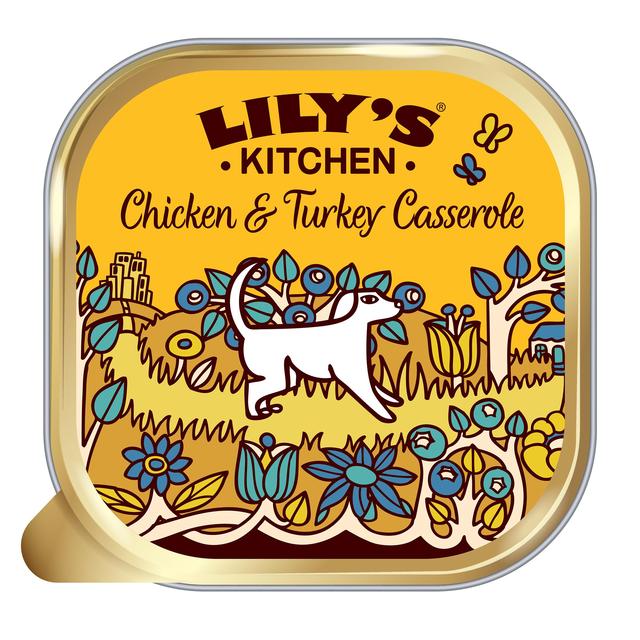 Lily's Kitchen Chicken & Turkey Casserole for Dogs   150g GOODS M&S   