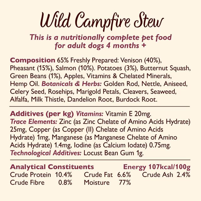 Lily's Kitchen Wild Campfire Stew for Dogs   150g