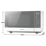 Panasonic 1000W flatbed microwave silver, UK version