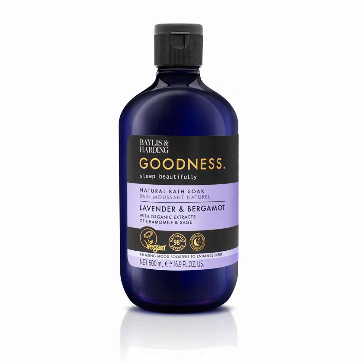 Baylis & Harding lavender bergamot bath soak 4 x 500ml, UK version