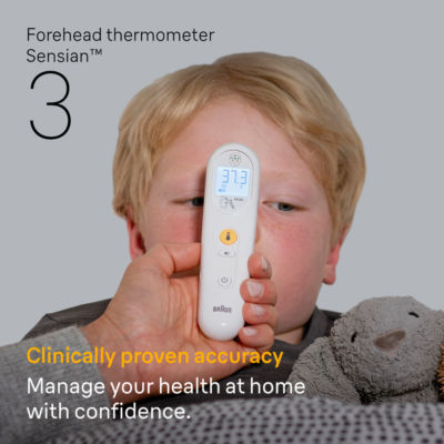 Braun Sensian 3 non-contact forehead thermometer (British brand)