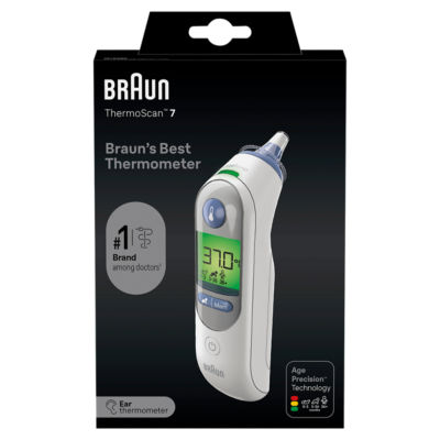 Braun ThermoScan 7 ear thermometer with Age Precision Technology, UK version