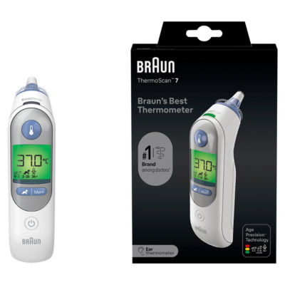 Braun ThermoScan 7 ear thermometer with Age Precision Technology, UK version