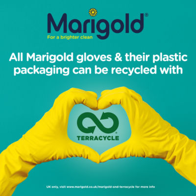 Marigold latex disposable gloves M/L 20 pack, UK version