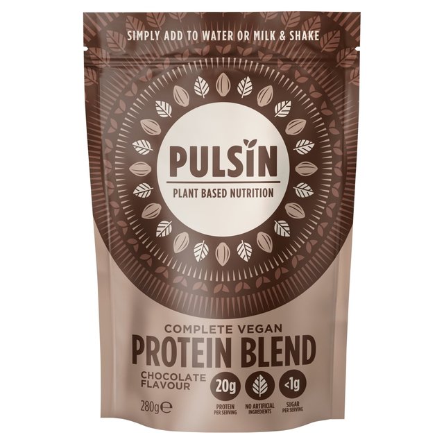 Pulsin Complete Vegan Protein Blend Chocolate   280g