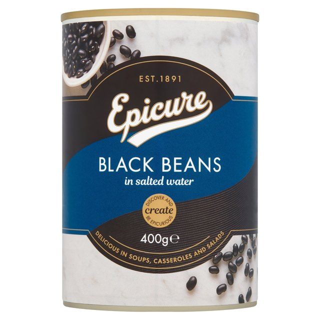 Epicure Black Beans   400g GOODS M&S   