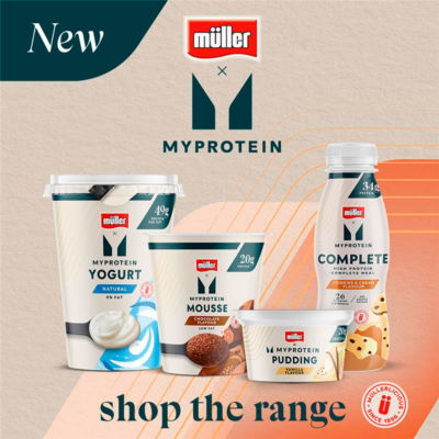 Müller Myprotein cookies and cream high protein meal shake 500ml (British brand)