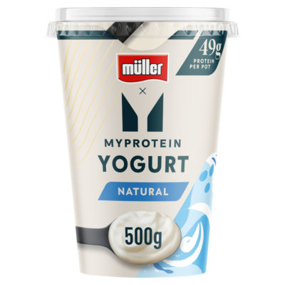 Myprotein Natural Yogurt 500g, imported from the UK
