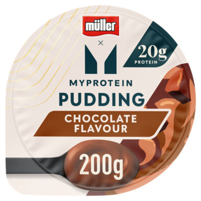 Muller MyProtein chocolate pudding 200g tub imported from the UK