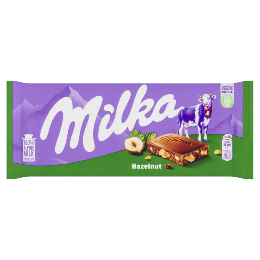 Milka Hazelnut Sharing Chocolate Bar