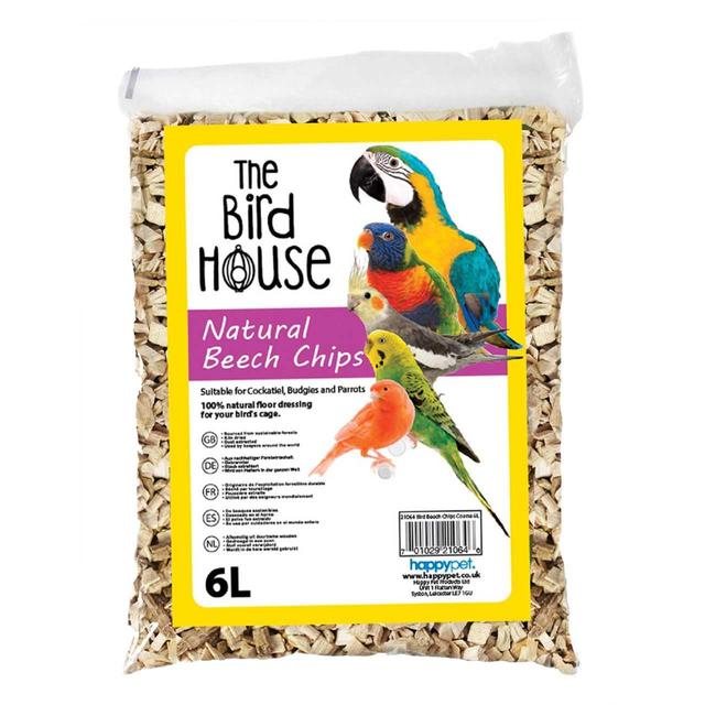 The Bird House Bird Beech Chips Coarse   6L